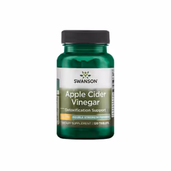 Swanson Apple Cider Vinegar, 200mg Double Strength, 120 tabs