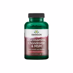 Swanson Glucosamine, Chondroitin & MSM, 250/200/150mg - 120 tabs