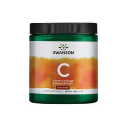 Swanson  Vitamin C Powder, 100% Pure - 454g
