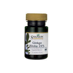 Swanson  Ginkgo Biloba Extract 24%, 60mg , 30 caps