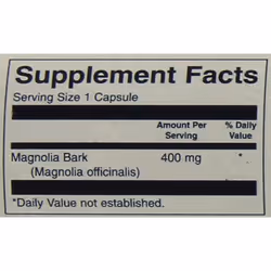 Swanson Magnolia Bark (400mg, 60 Capsules)