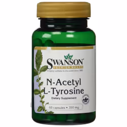 Swanson N-Acetyl L-Tyrosine, 350mg, 60 Capsules