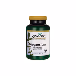 Swanson Magnesium (Lactate), 84mg - 120 caps