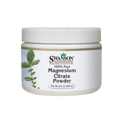 Swanson  Magnesium Citrate, 100% Pure Powder - 244g