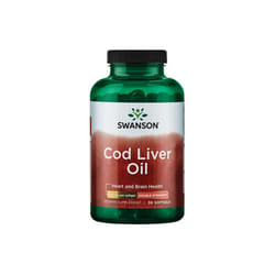 Swanson Cod Liver Oil 700mg Double-Strength - 30 softgels