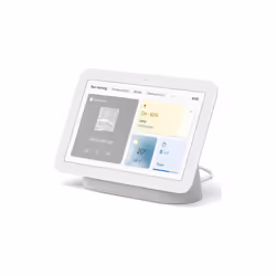 Google Nest Home Hub 7" Smart Speaker & Display Voice Control Assistant - Chalk