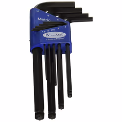 13609 JH Williams Metric Long Ball End Hex Key Set 9 Piece