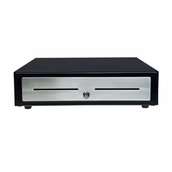 Star Micronics CD4-1416BKSS48, Manual cash drawer, Stainless steel, Black, Stainless steel, 350 mm, 405 mm, 110 mm