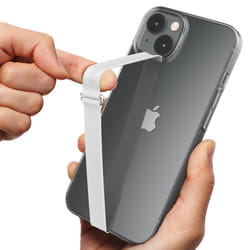 C-Shaped Clip Finger Phone Grip  Sinjimoru Silicone Cell Phone Strap for Phone Case with Clip as Phone Loop Holder for iPhone Case & Samsung Phone. Si