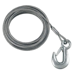 Fulton 3/16"" x 25' Galvanized Marine Boat Winch Cable - 4200 Lbs Breaking Strength