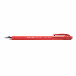PaperMate Medium Point (1.0 mm) Flexgrip Ultra Retractable Ballpoint Pen, Red, Box of 12