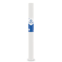 ALVIN 55W-B Lightweight Tracing Paper Roll  White  Suitable with Ink  Charcoal  Felt Tip Pen  for Sketching or Detailing - 14 Inches  20 Yards  1-inch