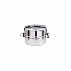 Magma Products, A10-363-2-IND, Gourmet Nesting 7-Piece Stainless Steel Induction Cookware Set with Ceramica Non-Stick, silver