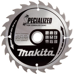 Makita B-09167 Specialized Saw Blade-165 x 20mm, Red/Silver
