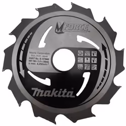 Makita B-07892, Wood, 16.5 cm, 3 cm, 2 mm, 9250 RPM, Makita
