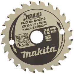 Makita Specialized SAEGE Sheets 85ÃÂ x 15ÃÂ x 24Z, B- 33819