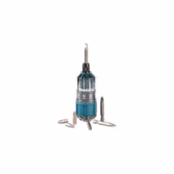 Makita Screwdriver Bit Set Holder And Handle Tool Set - 18 Piece