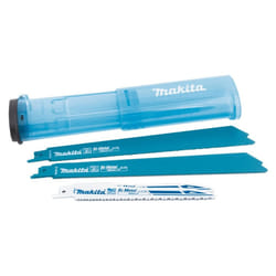 Makita B-44448 Assorted Reciprocating Saw Blade Set (6 pack) With Tube case