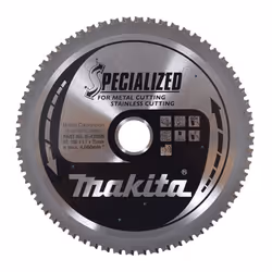 Makita B-47173 Specialised Metal Cutting Stainless Blade