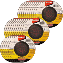 Makita A-97411-25 4-1/2"""" x 5/32"""" x 7/8"""" INOX Flex Grinding Wheel  36 Grit  25 Pack