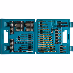 Makita B-49373 Drill and Screw Bit, 18 V, Blue, Set of 75 Pieces