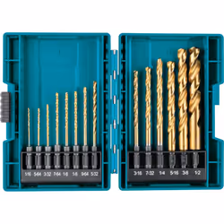 Makita B-65399 Impact Gold 14 Pc. Titanium Drill Bit Set  1/4 In. Hex Shank