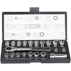 MAKITA 21 PC PASS THRU SOCKET SET SOCKETS