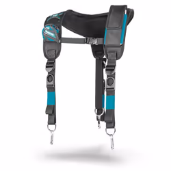 Makita E-05393, Suspender tool belt, Black, Blue, 1 pc(s)