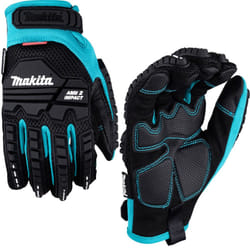 Makita Advanced ANSI 2 Impact-Rated Demolition Gloves  Touchscreen Compatible - Large, 1 Pair