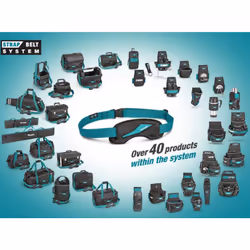 Makita E-15207 3 Pocket Screw Nails Fixings Tool Belt Holder Pouch Strap System - Additional view 4