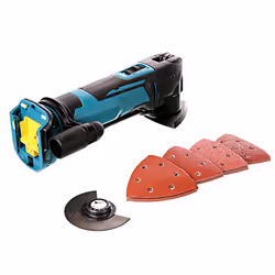 Makita DTM51ZJX7 18V Multi Tool With 23 Piece Accessory & Extra 4 Piece Tiling Accessories Set