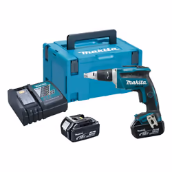 Makita DFS452RMJ 18v Brushless Lithium Ion Screwdriver - 2 x 4.0ah Batteries