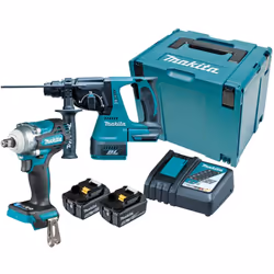 Makita DLX2372TJ 18V Li-ion LXT 2 Piece Brushless Combo Kit with 2x5.0Ah Batteri