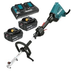 Makita DUX60PG2 Brushless Twin 18v 36v LXT Cordless Split Shaft Multi Tool 2x6ah