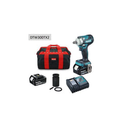 Makita DTW300TX2 18v 1/2 Scaffolding Impact Wrench 2 x 5.0ah Batteries + Bag