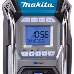 Makita Job Site Bluetooth Radio MR002GZ Blue LXT 18V 40v Max AM FM XGT USB Bare - Additional view 11