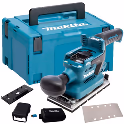 Makita DBO381ZU 18v LXT 1/3 Sheet Brushless Finishing Sander Cordless + Makpac