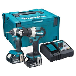 Makita DLX2507TJ 18V Li-ion LXT Brushless 2 Piece Combo Kit with 2 x 5.0Ah