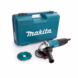 Makita GA4530RKD 115mm Angle Grinder with Diamond Blade 110v