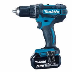 Makita DHP482RMJ, Pistol grip drill, Black, Blue, 1.3 cm, 3.8 cm, 1.3 cm, 1.3 cm