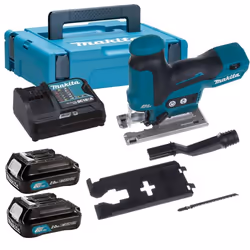 Makita JV102DSAJ 12v Brushless Cordless CXT Barrel Grip Jigsaw Lithium 2x2ah