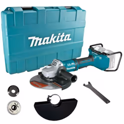 Makita DGA900ZKX2 18v / 36v Cordless Brushless 230mm 9" Angle Grinder Quick Nut