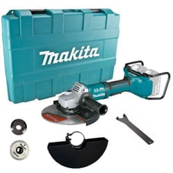 Makita DGA900ZKX2 18v / 36v Cordless Brushless 230mm 9" Angle Grinder Quick Nut