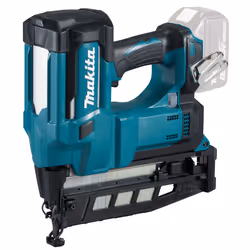 Makita DBN600Z, Nailer/staple gun, Straight magazine, Black, Blue, 2.5 cm, 6.4 cm, 100 dB