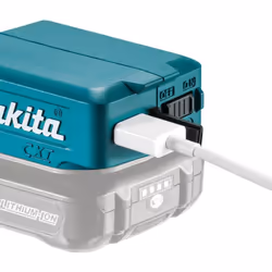 Makita DEAADP08 USB Adaptor for 10.8 V / 12 V Max. for Li-ion Batteries