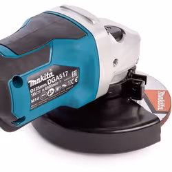 Makita DGA517Z Angle Grinder, 18 V, Blue, 125 mm