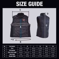 Makita DCV202ZL 18V LXT Lithium-Ion Cordless Heated Vest  Vest Only (B