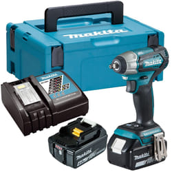 Makita DTW180RMJ 18v Cordless LXT 3/8" Impact Wrench Mechanics Tool 2 x 4.0ah
