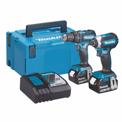 Makita DLX2283TJ 18V 5.0AH Cordless Combi Drill & Impact Driver Twin Pack