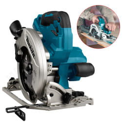 Makita DHS782Z Twin 18v / 36v 190mm Brushless Circular Saw Inc Guide Rail Base